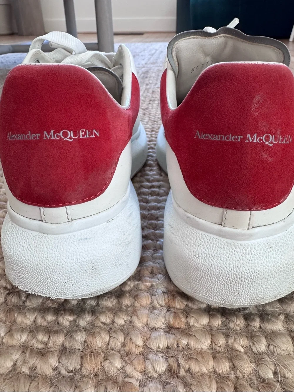 Alexander McQueen Oversized Sneaker with box and extra laces